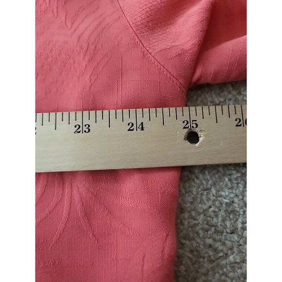 Joe Marlin Men Hawaiian Shirt Size XXL Coral Short Sleeve Tropical Resort Wear - Picture 4 of 9